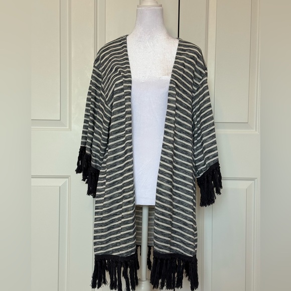 entro Sweaters - Entro Striped Cardigan
